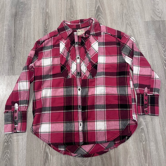 BNWT We The Free Layla Plaid Shirt - Picture 2 of 6